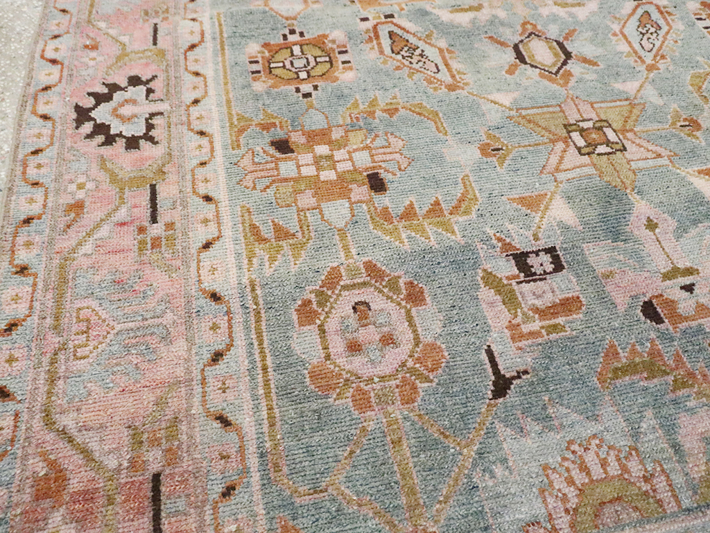 Vintage Persian Malayer Accent Rug, No.29896 - Gss