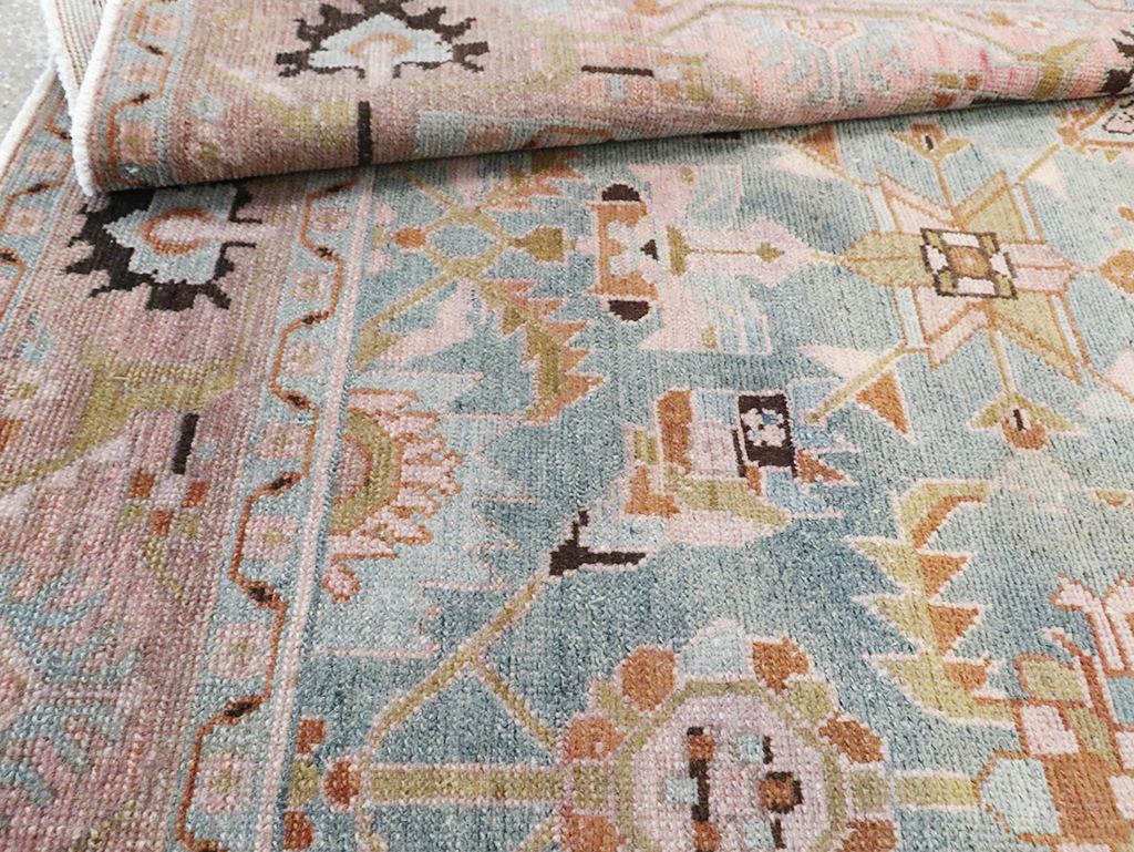 Vintage Persian Malayer Accent Rug, No.29896 - Gss