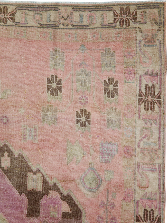 Vintage Persian Afshar Accent Rug, No.29899 - Gss