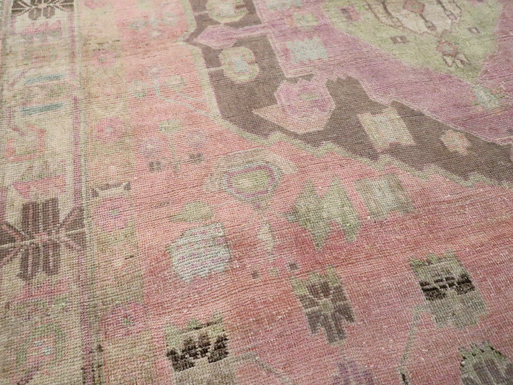 Vintage Persian Afshar Accent Rug, No.29899 - Gss