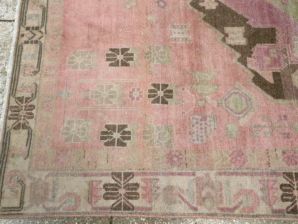 Vintage Persian Afshar Accent Rug, No.29899 - Gss