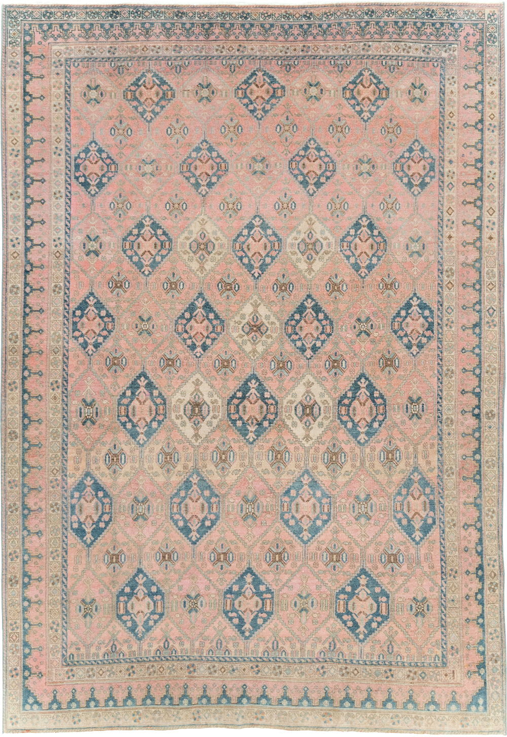 Vintage Persian Afshar Accent Rug, No.29900 - Gss
