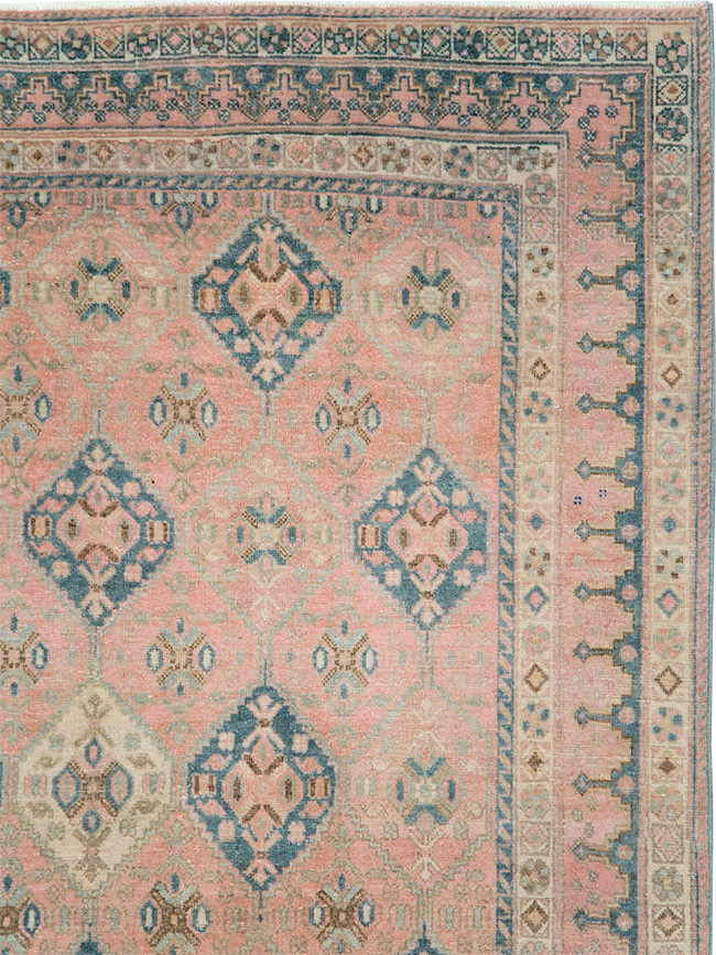 Vintage Persian Afshar Accent Rug, No.29900 - Gss