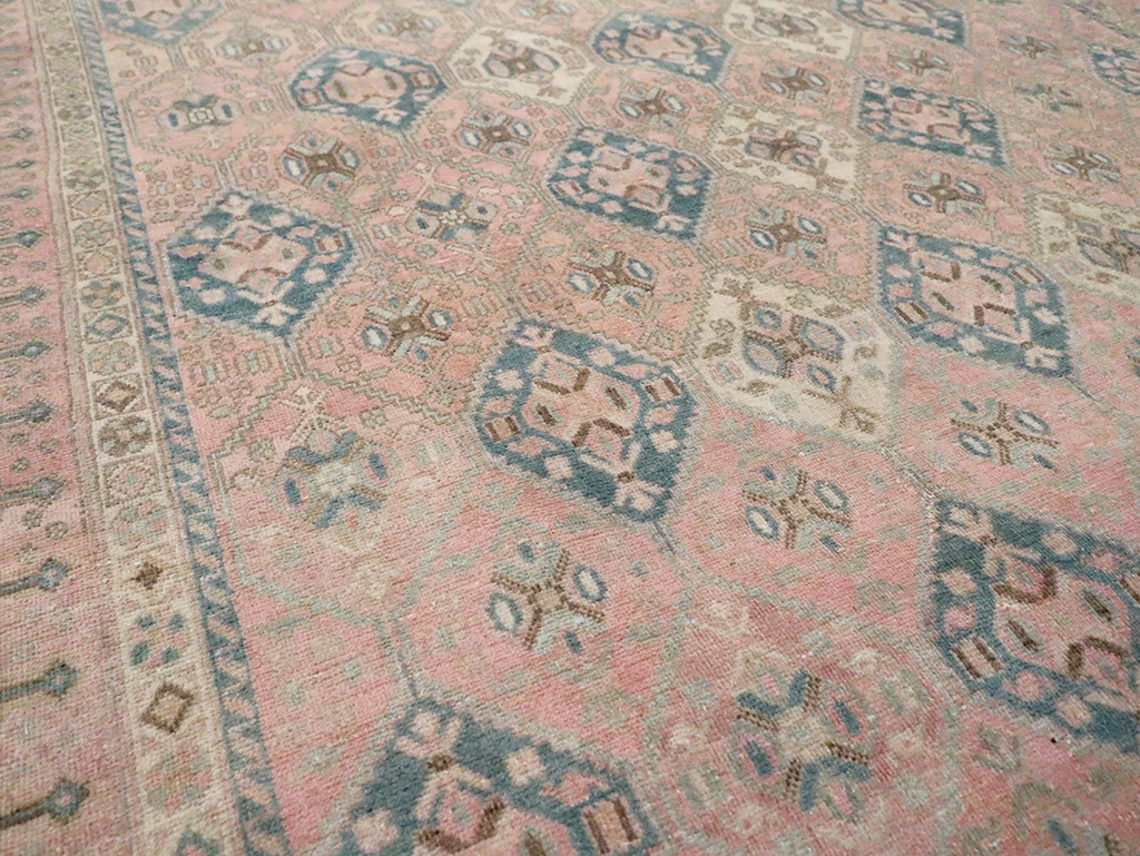 Vintage Persian Afshar Accent Rug, No.29900 - Gss