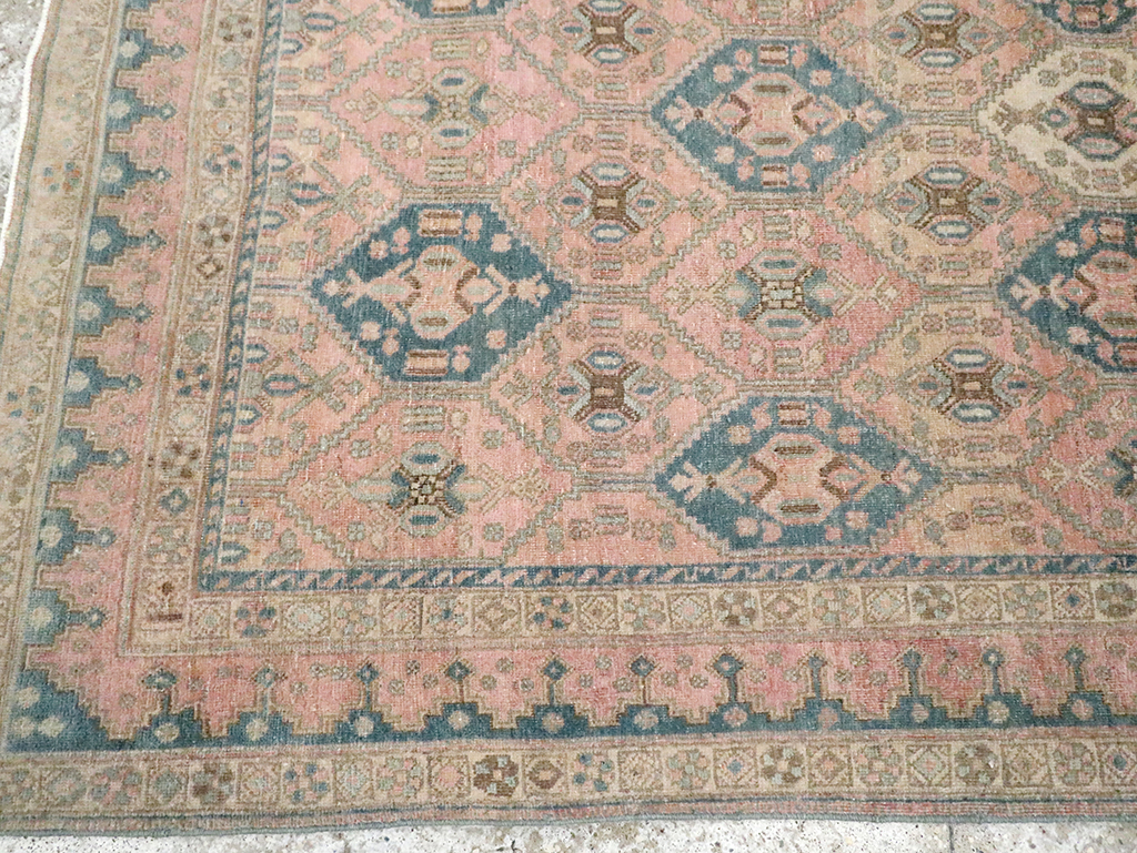 Vintage Persian Afshar Accent Rug, No.29900 - Gss