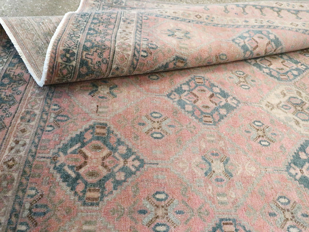 Vintage Persian Afshar Accent Rug, No.29900 - Gss