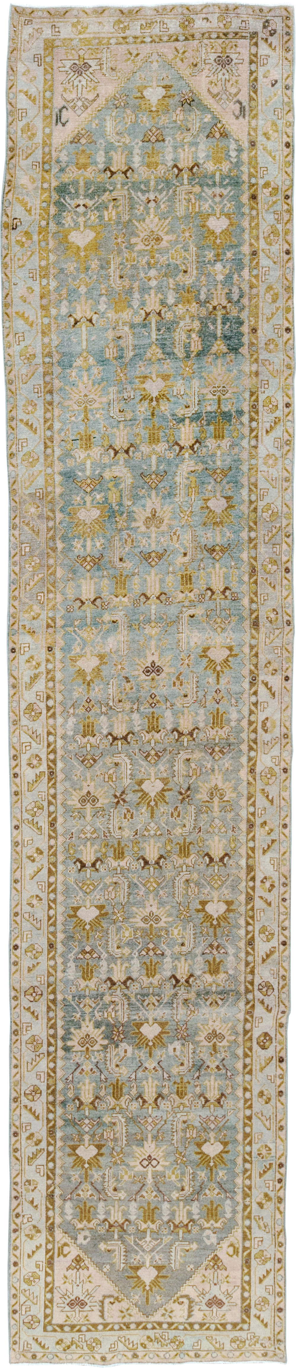 Antique Persian Malayer Long Runner, No.29901 - Gss