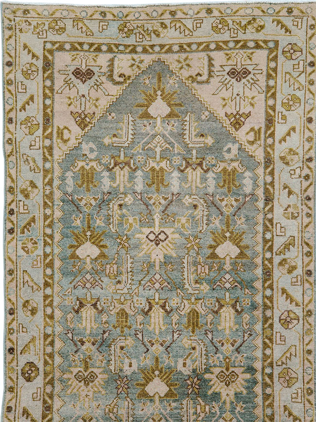 Antique Persian Malayer Long Runner, No.29901 - Gss