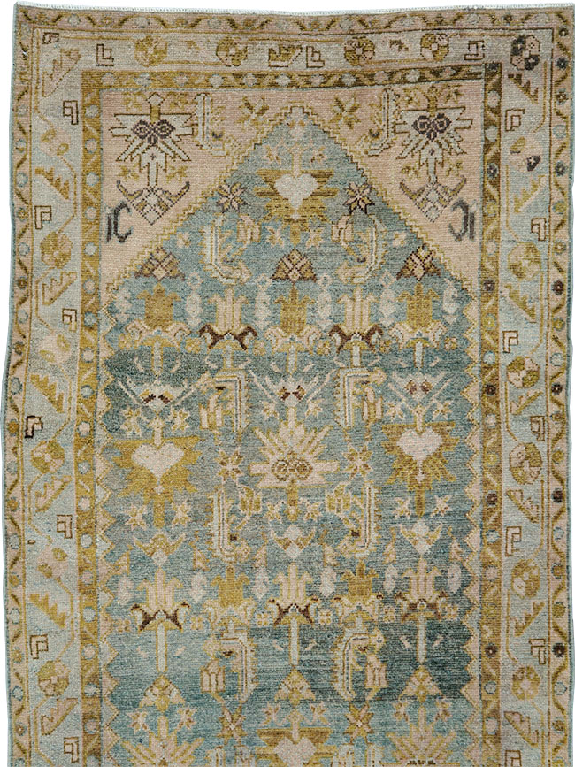 Antique Persian Malayer Long Runner, No.29901 - Gss