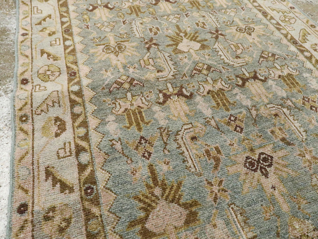 Antique Persian Malayer Long Runner, No.29901 - Gss