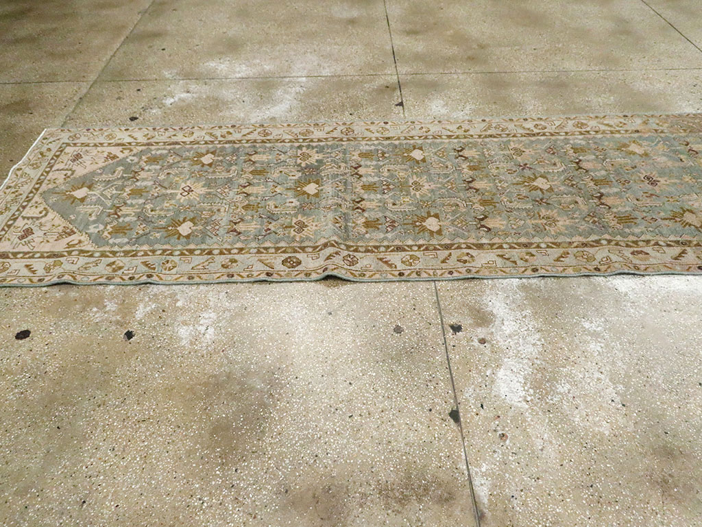 Antique Persian Malayer Long Runner, No.29901 - Gss