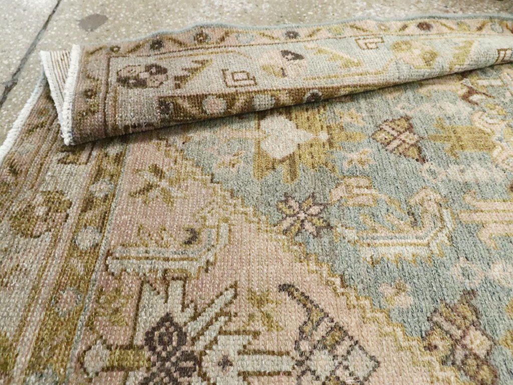 Antique Persian Malayer Long Runner, No.29901 - Gss