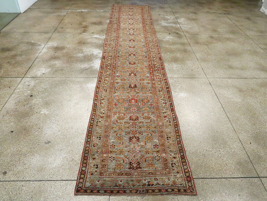 Antique Kurd Bidjar Runner, No.29902 - Gss
