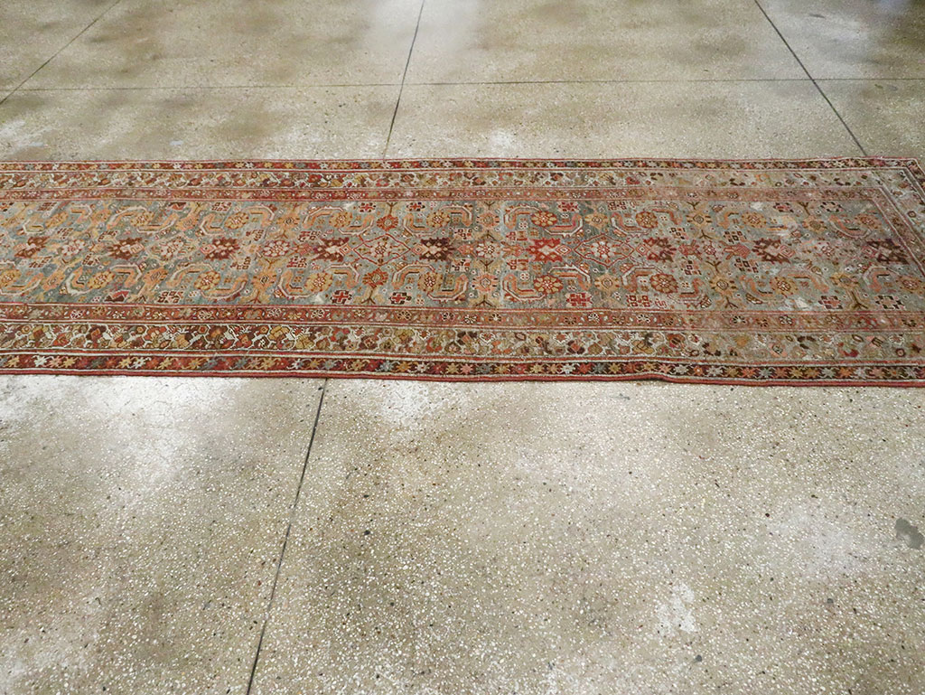 Antique Kurd Bidjar Runner, No.29902 - Gss