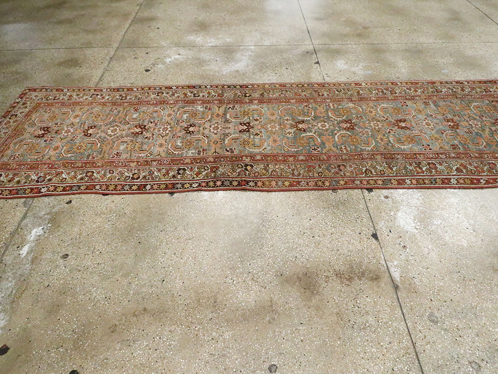 Antique Kurd Bidjar Runner, No.29902 - Gss