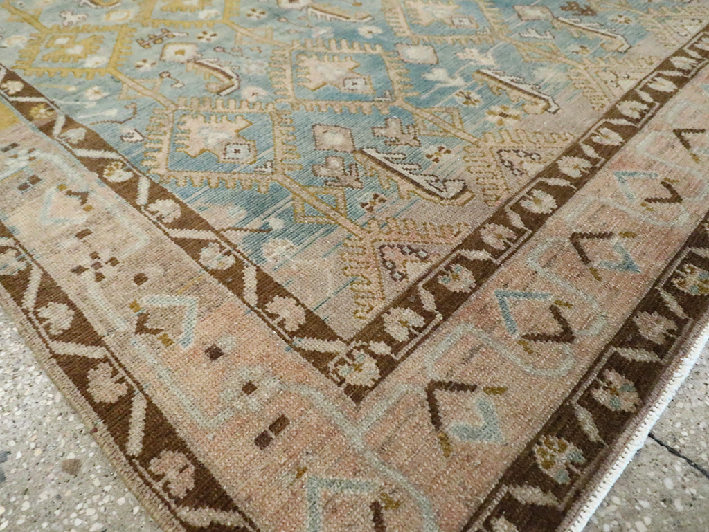 Vintage Persian Malayer Accent Rug, No.29904 - Gss