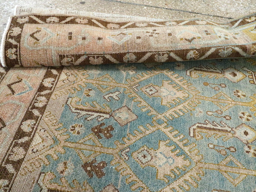 Vintage Persian Malayer Accent Rug, No.29904 - Gss