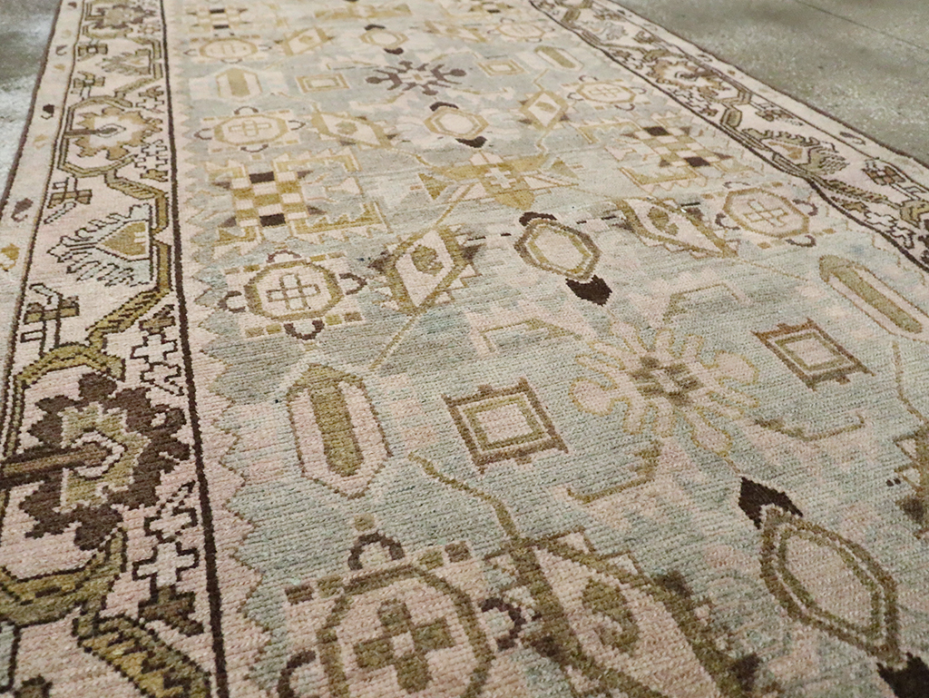 Vintage Persian Malayer Long Runner, No.29908 - Gss