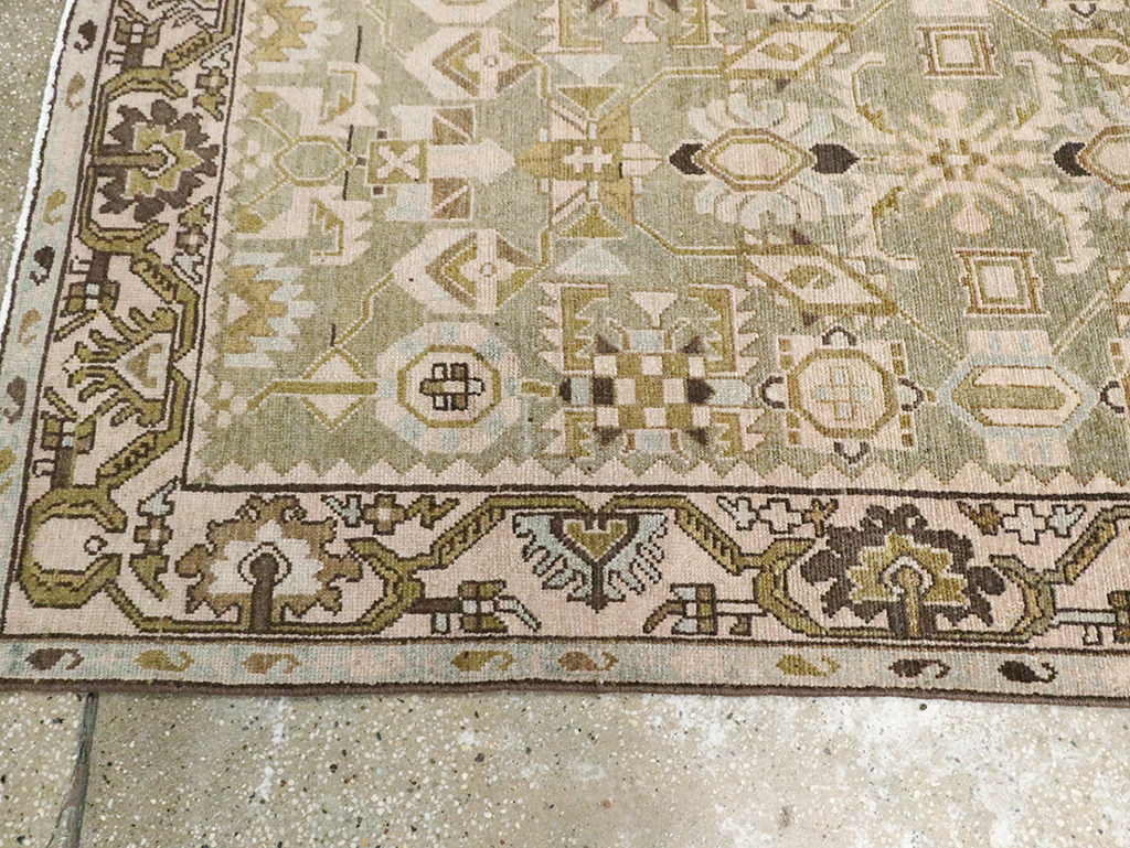 Vintage Persian Malayer Long Runner, No.29908 - Gss