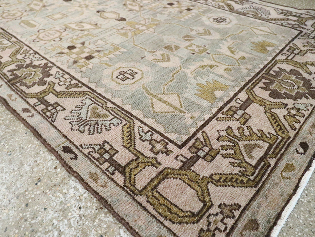Vintage Persian Malayer Long Runner, No.29908 - Gss