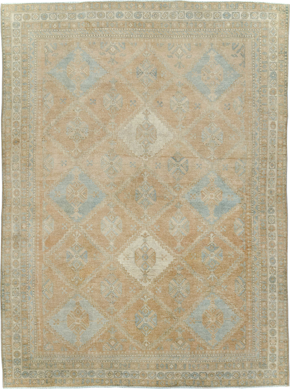Vintage Persian Afshar Accent Rug, No.29916 - Gss