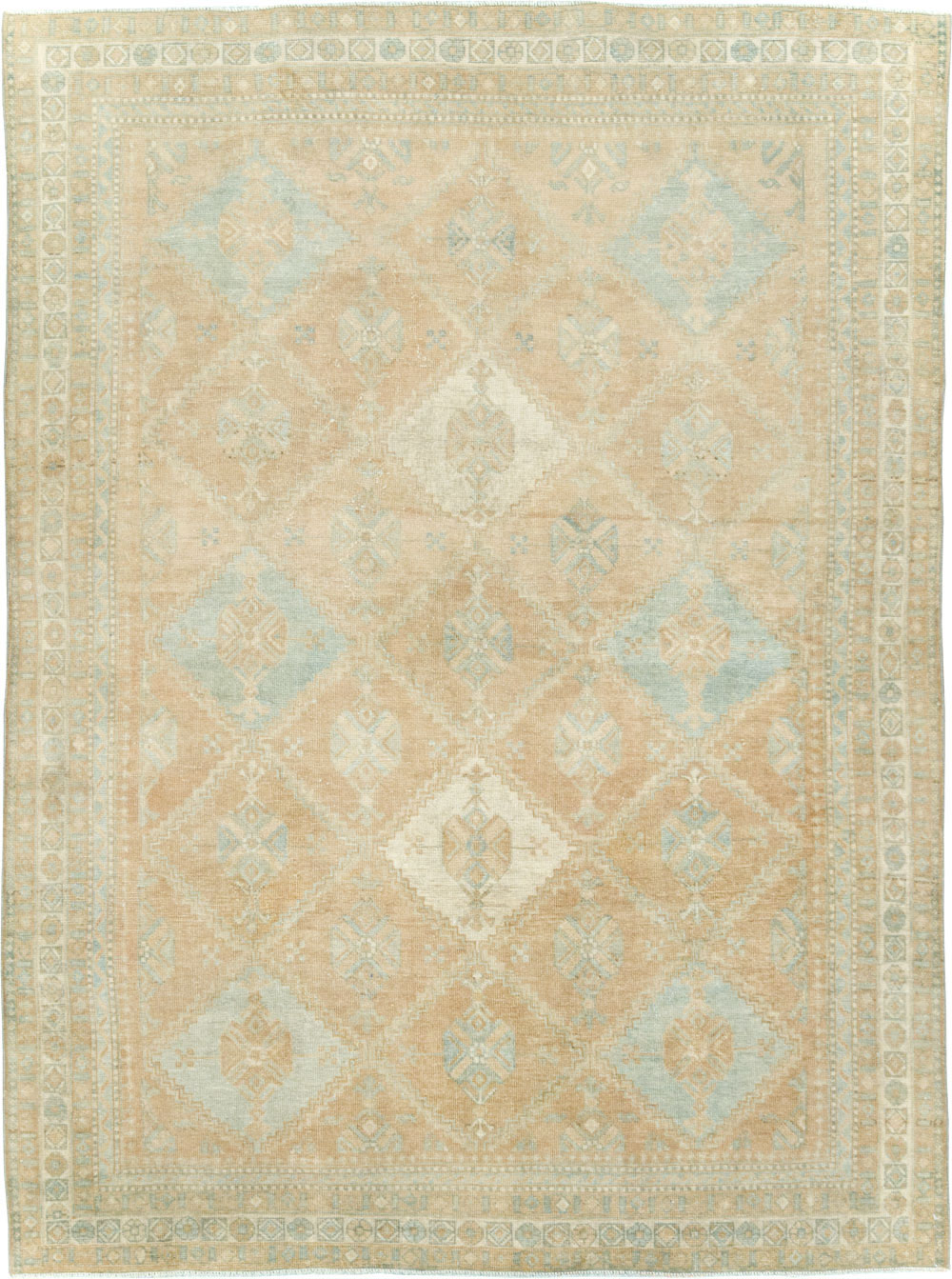 Vintage Persian Afshar Accent Rug, No.29916 - Gss