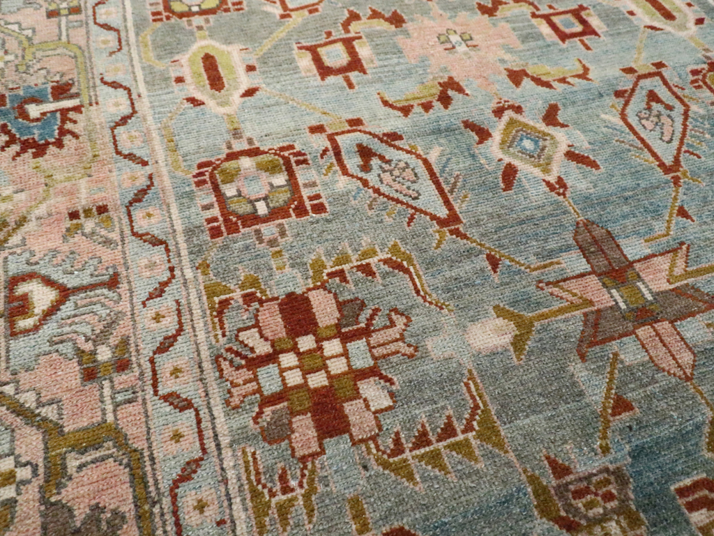 Vintage Persian Malayer Accent Rug, No.29917 - Gss