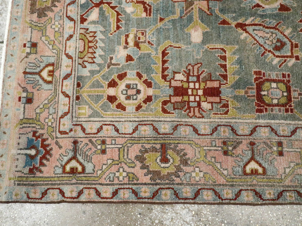 Vintage Persian Malayer Accent Rug, No.29917 - Gss