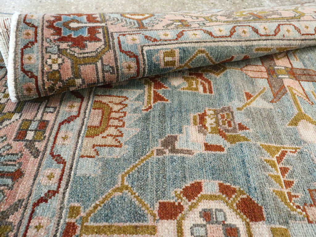 Vintage Persian Malayer Accent Rug, No.29917 - Gss