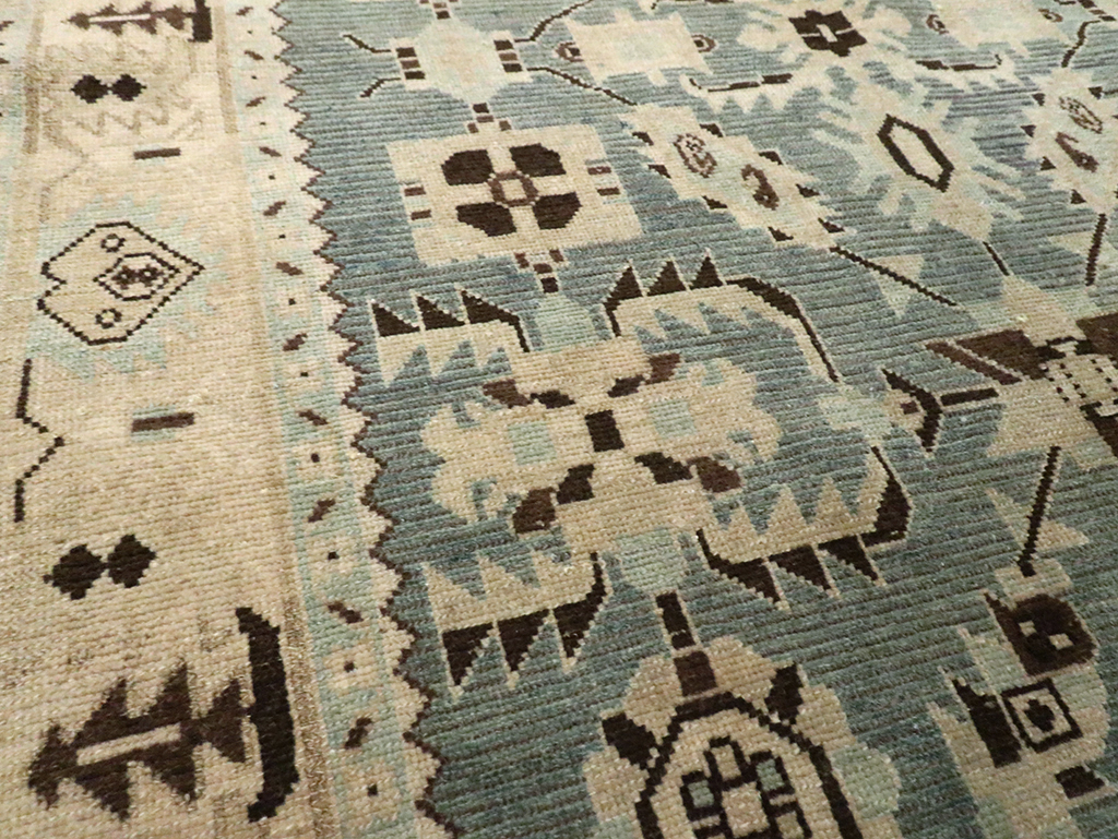 Vintage Persian Malayer Accent Rug, No.29922 - Gss