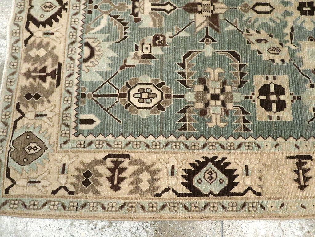 Vintage Persian Malayer Accent Rug, No.29922 - Gss
