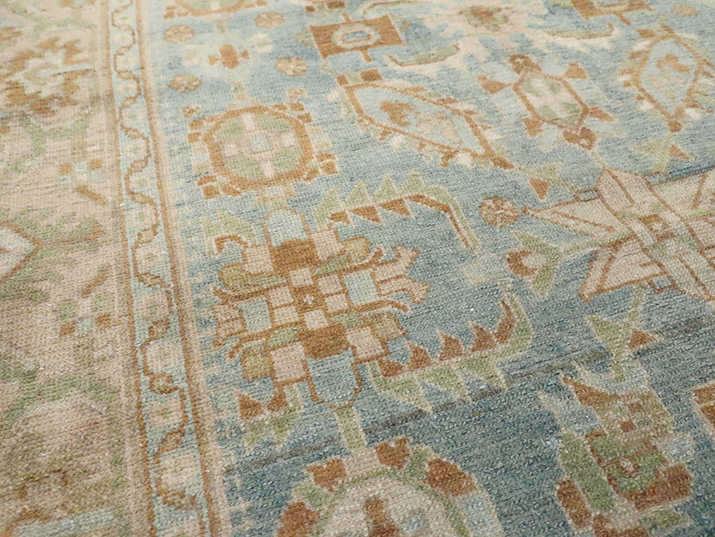Vintage Persian Malayer Accent Rug, No.29927 - Gss
