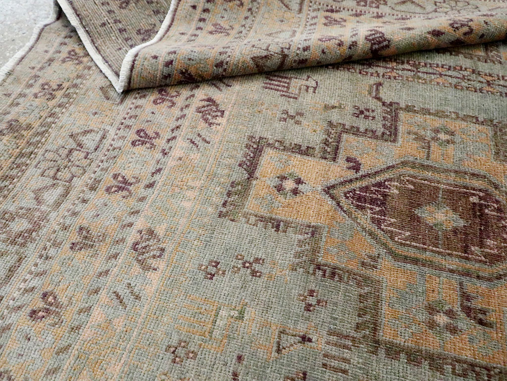 Vintage Persian Afshar Accent Rug, No.29931 - Gss