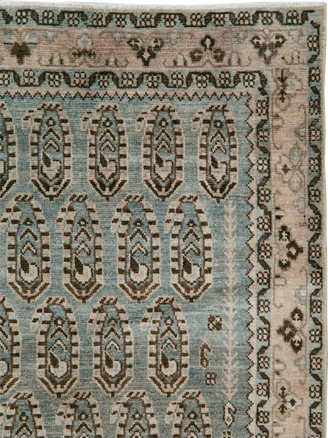 Vintage Persian Malayer Accent Rug, No.29932 - Gss