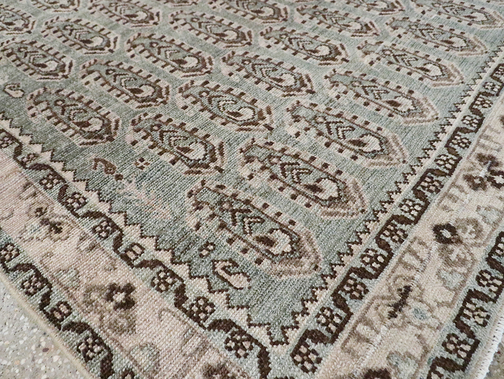 Vintage Persian Malayer Accent Rug, No.29932 - Gss
