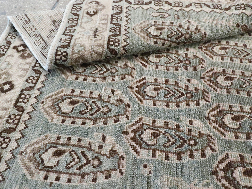 Vintage Persian Malayer Accent Rug, No.29932 - Gss