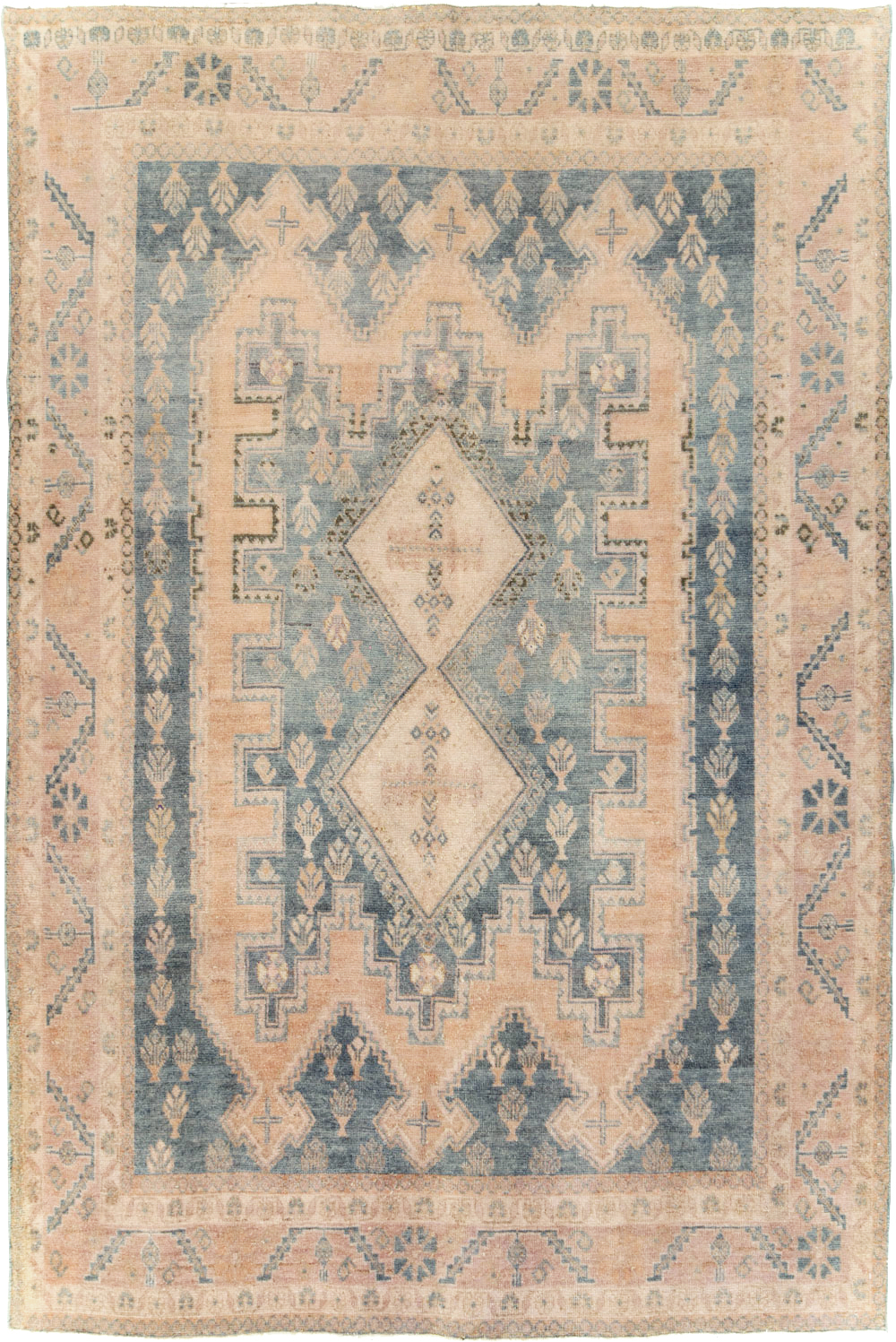 Vintage Persian Afshar Accent Rug, No.29934 - Gss