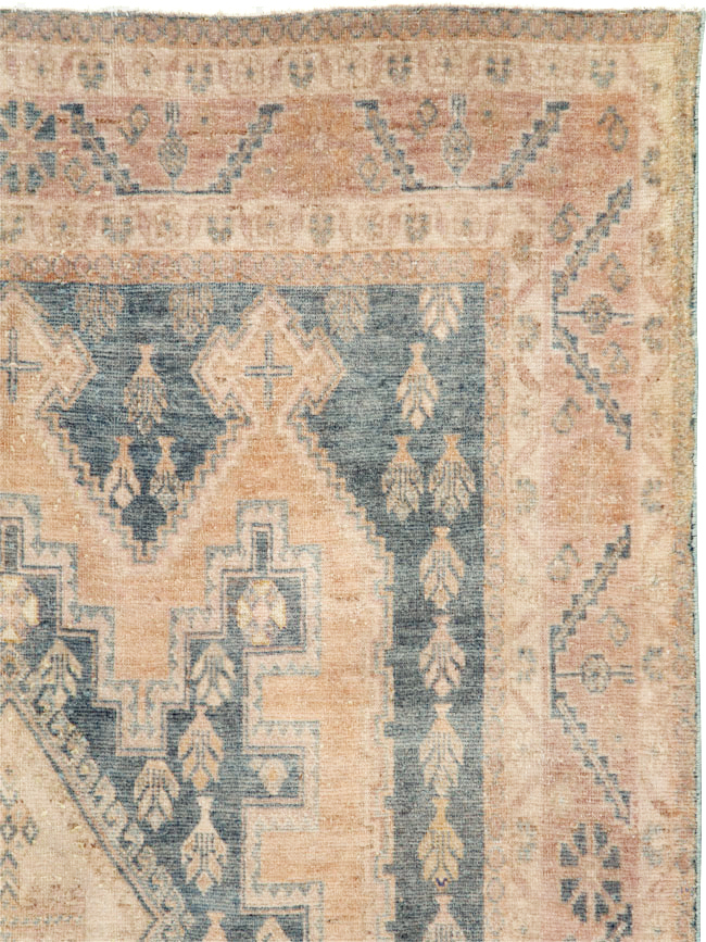 Vintage Persian Afshar Accent Rug, No.29934 - Gss