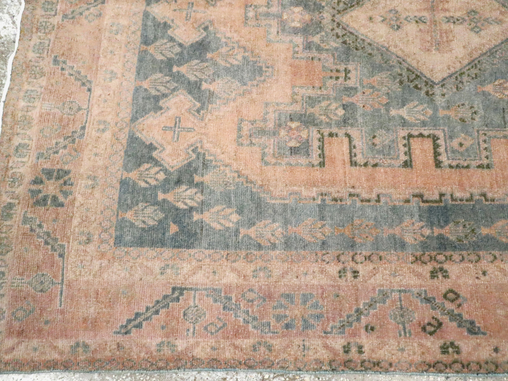 Vintage Persian Afshar Accent Rug, No.29934 - Gss