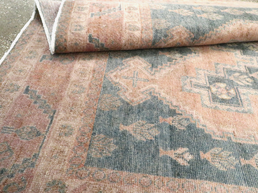 Vintage Persian Afshar Accent Rug, No.29934 - Gss