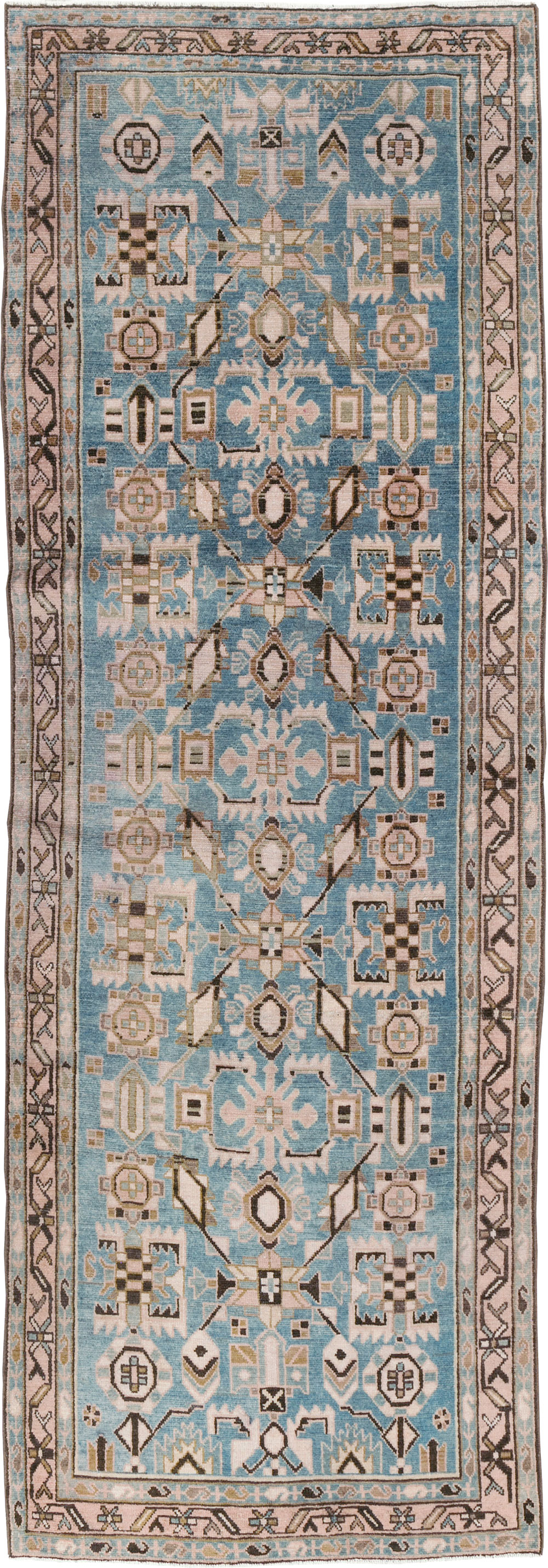 Vintage Persian Malayer Runner, No.29939 - Gss