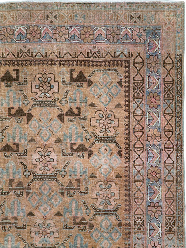 Antique Persian Afshar Accent Rug, No.29940 - Gss
