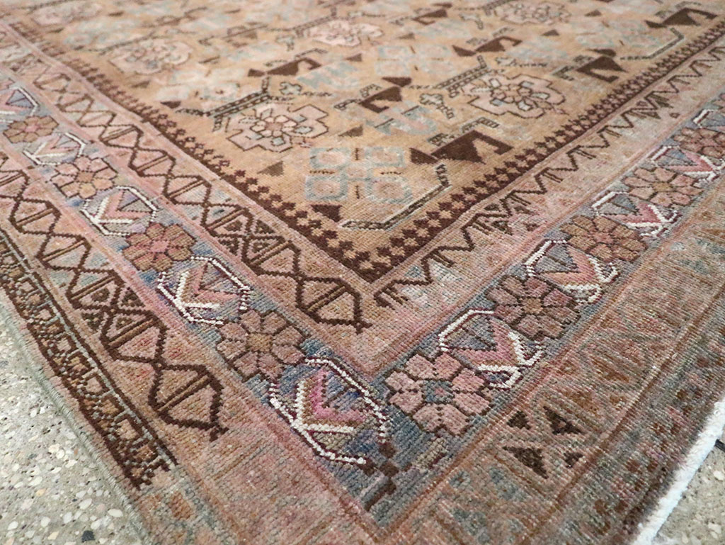 Antique Persian Afshar Accent Rug, No.29940 - Gss