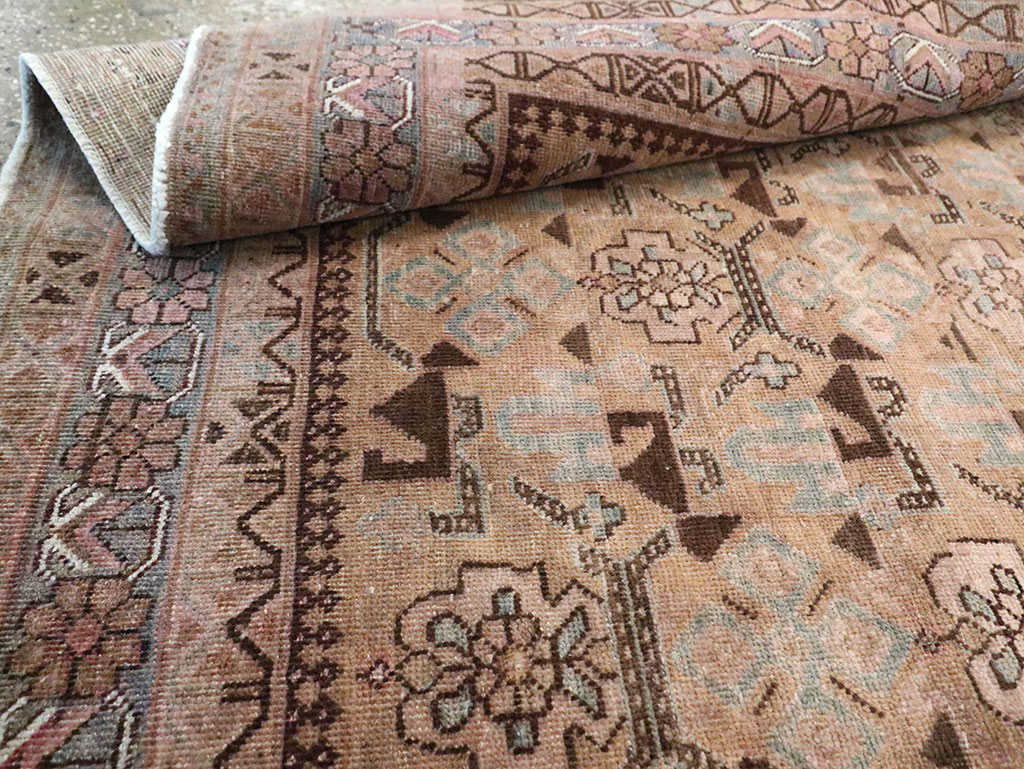 Antique Persian Afshar Accent Rug, No.29940 - Gss