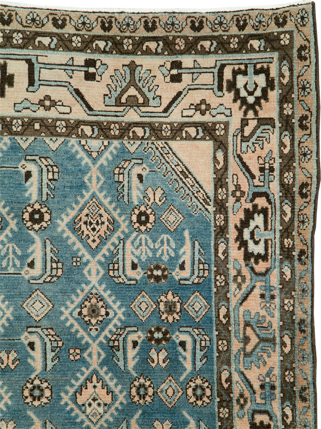 Vintage Persian Malayer Accent Rug, No.29947 - Gss