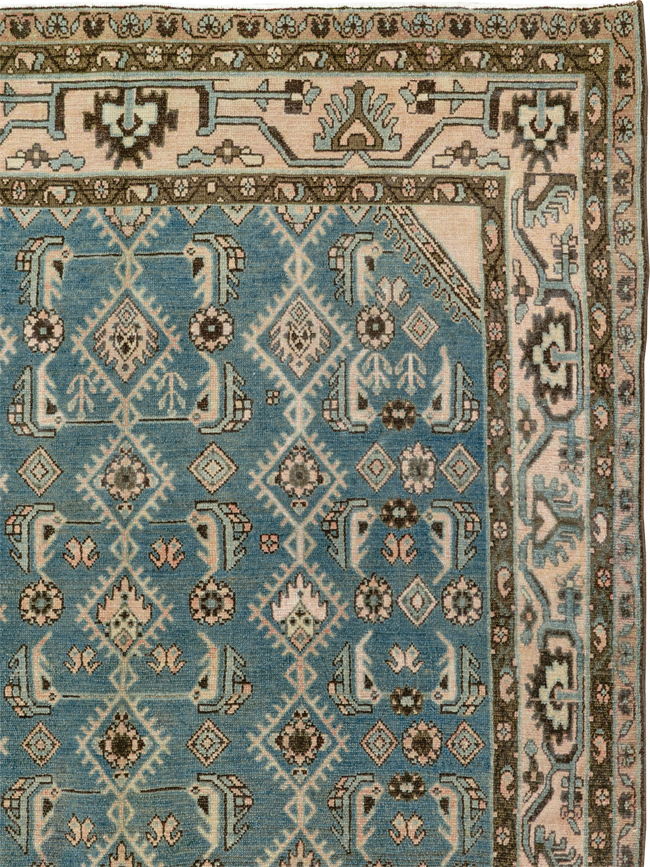 Vintage Persian Malayer Accent Rug, No.29947 - Gss