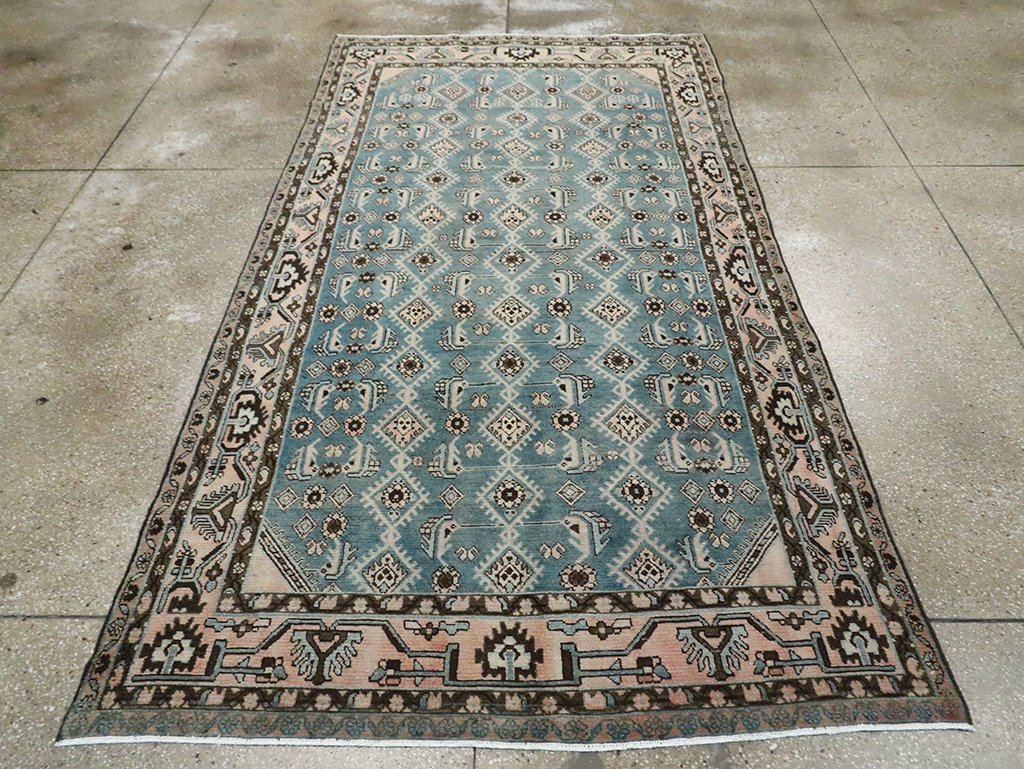 Vintage Persian Malayer Accent Rug, No.29947 - Gss