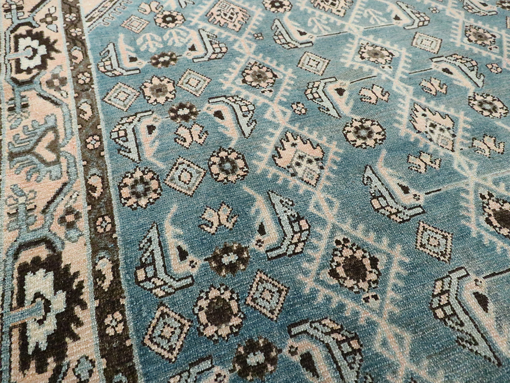 Vintage Persian Malayer Accent Rug, No.29947 - Gss