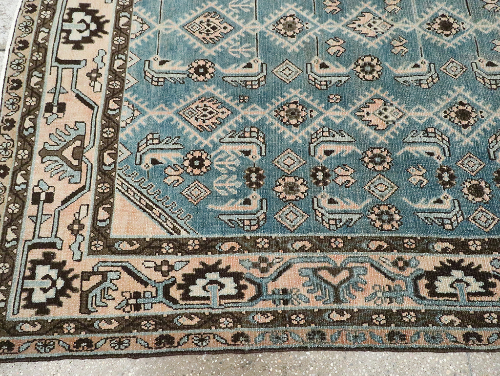 Vintage Persian Malayer Accent Rug, No.29947 - Gss