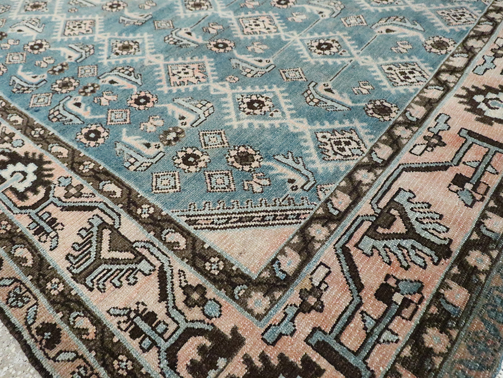 Vintage Persian Malayer Accent Rug, No.29947 - Gss